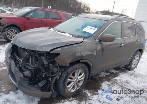 2014 Nissan Rogue Sv из США, поврежденный, VIN 5N1AT2MV4EC795438